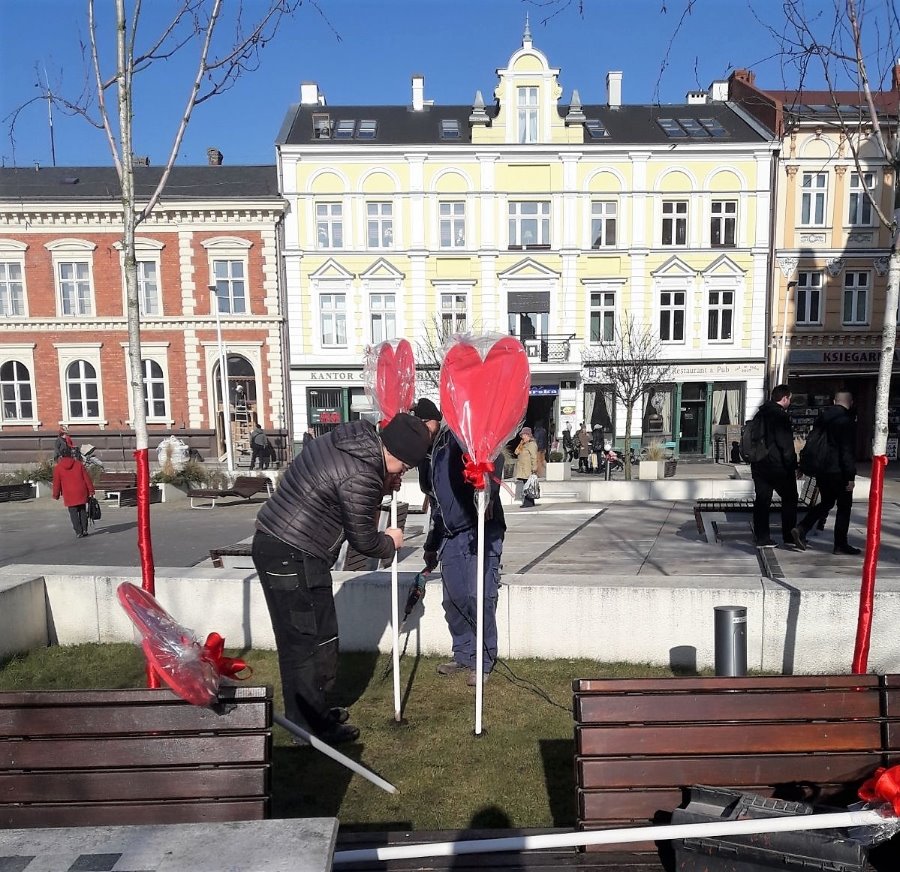 Świnoujście Przyjdź i zobacz walentynkowy Plac Wolności Świnoujście i