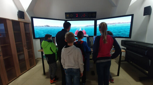 Studenci Uniwersytetu Dziecięcego uczyli się w Akademii Morskiej w Szczecinie