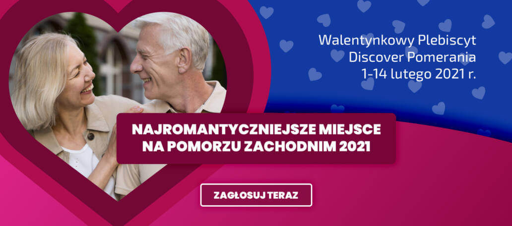 Wybierzmy „Najromantyczniejsze miejsce na Pomorzu Zachodnim 2021” - czekamy na Twój głos! Walentynkowy Plebiscyt Discover Pomerania trwa.