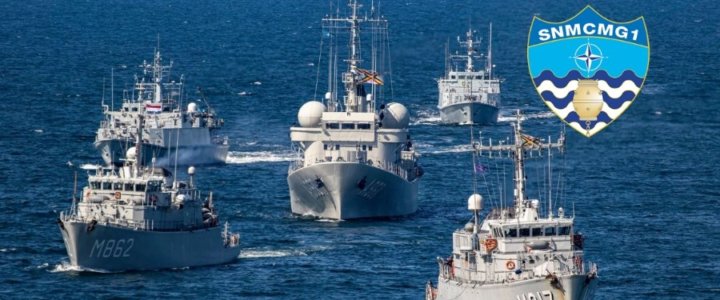 Okręty „Tarczy Przeciwminowej NATO” w Świnoujściu.