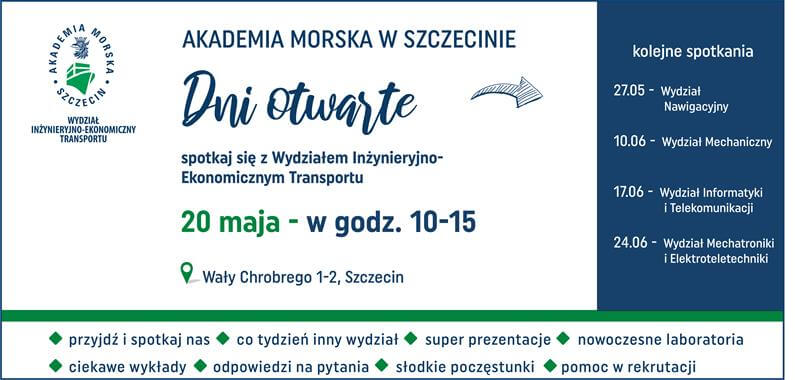 Akademia Morska w Szczecinie. Zaczynamy cykl Dni Otwartych #nieonlajn.
