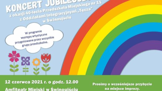 Przedszkole Miejskie nr 11 w Świnoujściu zaprasza na koncert.