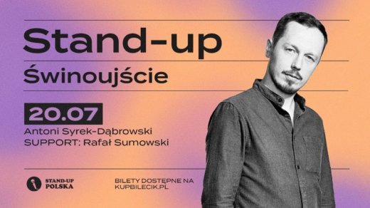 Świnoujście. Stand-up, Antoni Syrek-Dąbrowski i Rafał Sumowski.