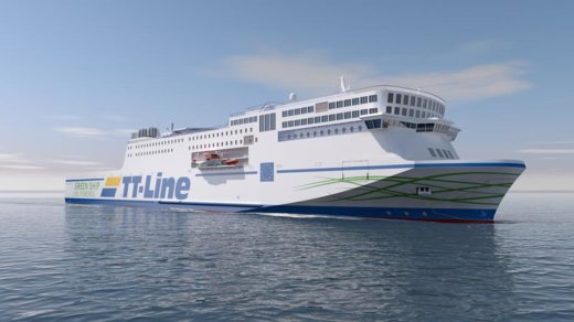Kolejny krok w kierunku zrównoważonego rozwoju: TT-Line świętuje udane wodowanie drugiego promu Green Ship