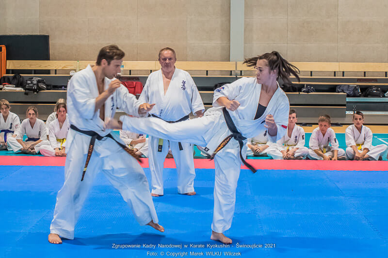 W dniach 12-15.08.2021 w Świnoujściu odbyło się zgrupowanie kadry narodowej Polski w Karate Kyokushin KWF.