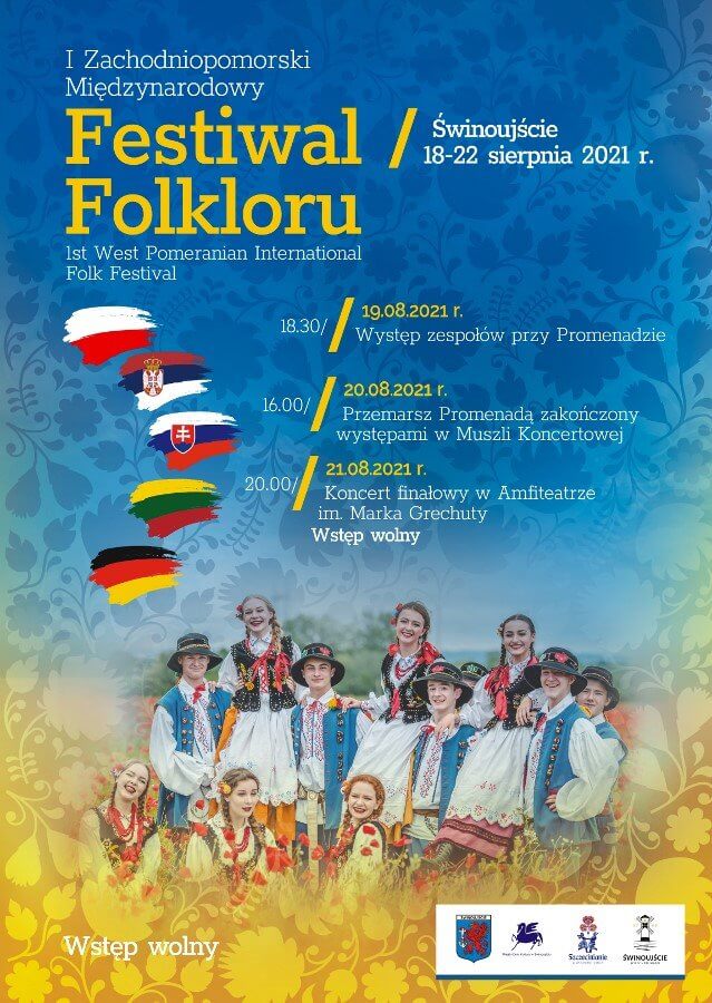 Zachodniopomorski Międzynarodowy Festiwal Folklorystyczny - Świnoujście 2021.