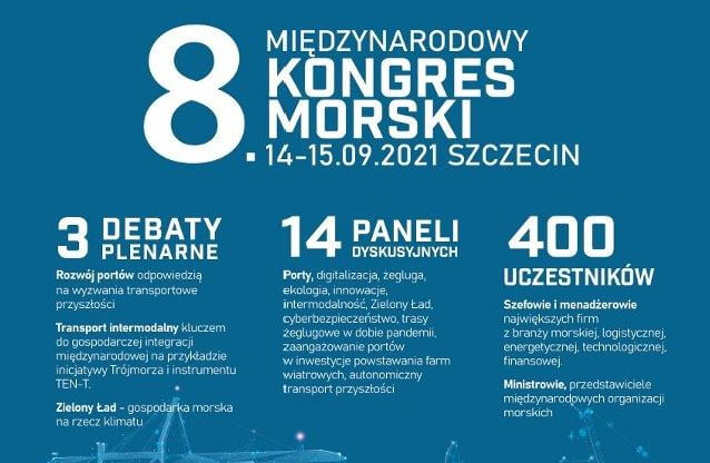 Już za dwa tygodnie 8. Międzynarodowy Kongres Morski w Szczecinie.