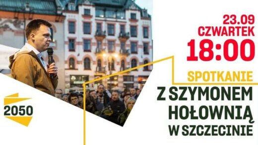 Wizyta Szymona Hołowni w Szczecinie