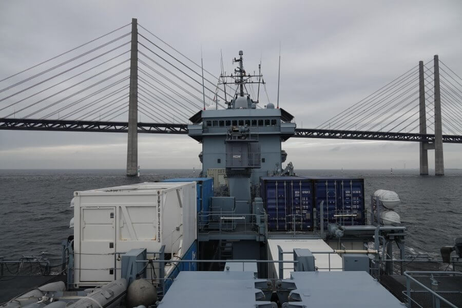 PKW Morze Północne z okrętami NATO w Świnoujściu.
