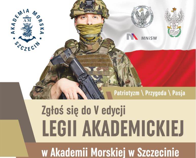 Akademia Morska w Szczecinie. Legia Akademicka czeka na kandydatów do 26 stycznia.
