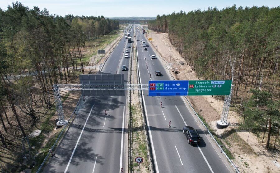 Zachodniopomorskie. Mniejsze utrudnienia na autostradzie A6 przy przejeździe przez węzeł Szczecin Kijewo na majówkę.