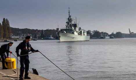 Wizyta Stałego Zespołu Sił Morskich NATO w Świnoujściu.