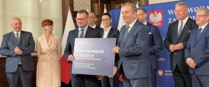 Świnoujście. MAMY 35 MLN NA WODĘ Z MULNIKA.