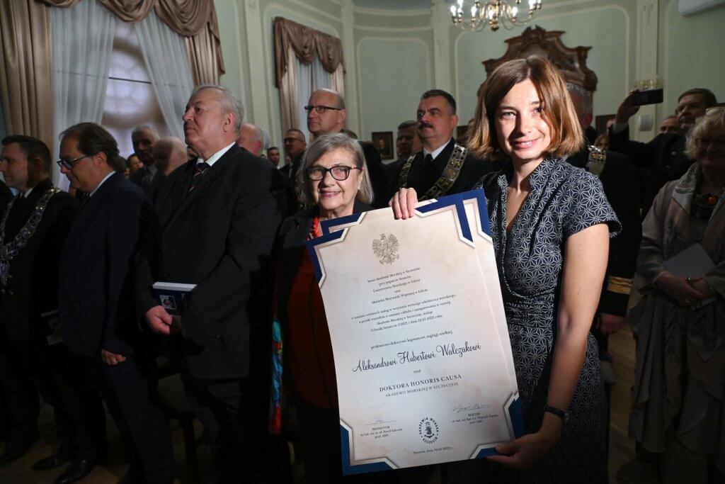 Doktor honoris causa Akademii Morskiej w Szczecinie po raz pierwszy.