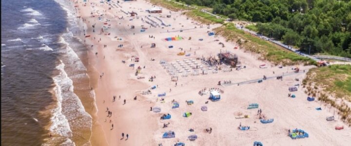 Świnoujska plaża najlepszą na polskim wybrzeżu.