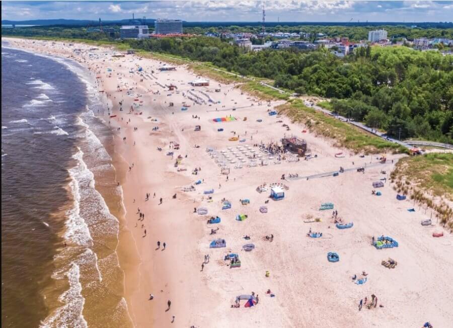 Świnoujska plaża najlepszą na polskim wybrzeżu.