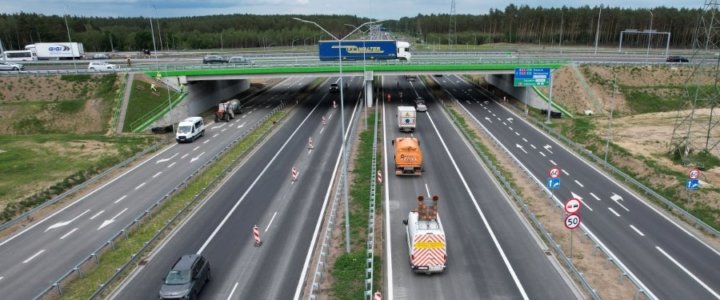 Mniej utrudnień na węźle Szczecin Kijewo w ciągu A6.