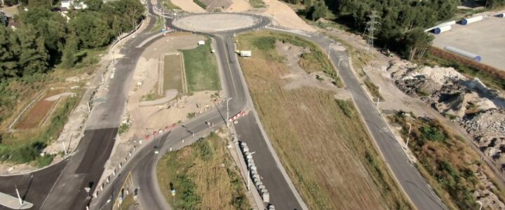 Świnoujście. TUNEL I DROGI DOJAZDOWE Z LOTU PTAKA. ZOBACZ ZDJĘCIA.