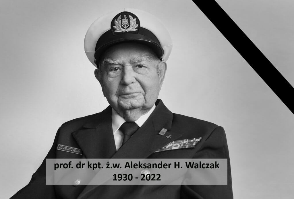 Zmarł prof. dr kpt. ż.w. Aleksander H. Walczak, doktor honoris causa Akademii Morskiej w Szczecinie.