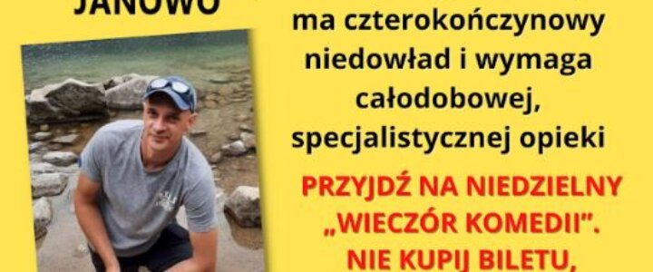 Zachodniopomorskie. Gramy dla Krzysztofa. Charytatywny spektakl Wioski Artystycznej Janowo.