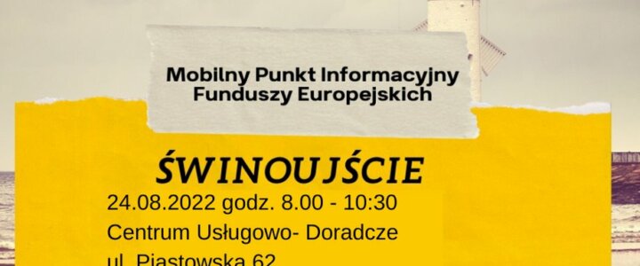 Świnoujście. MOBILNY PUNKT INFORMACYJNY.