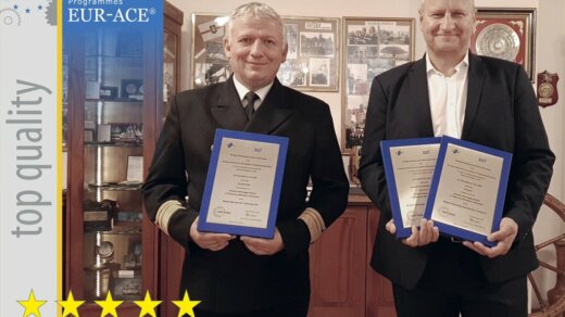 Politechnika Morska w Szczecinie uzyskała certyfikaty akredytacji EUR-ACE Label.
