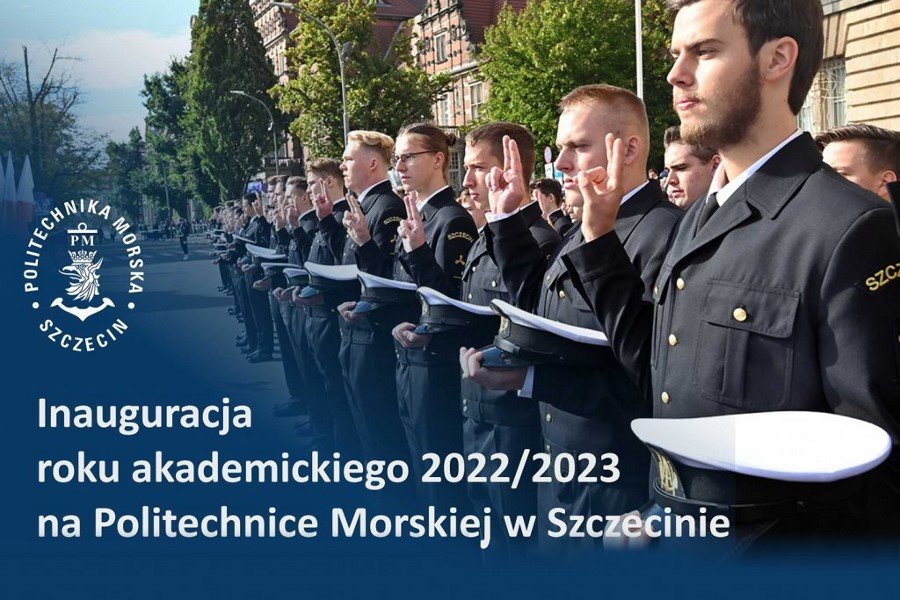 Zapraszamy na uroczystą inaugurację roku akademickiego 2022/23 na Politechnice Morskiej w Szczecinie.