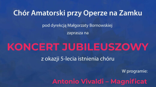 Koncert Chóru Amatorskiego - plakat1