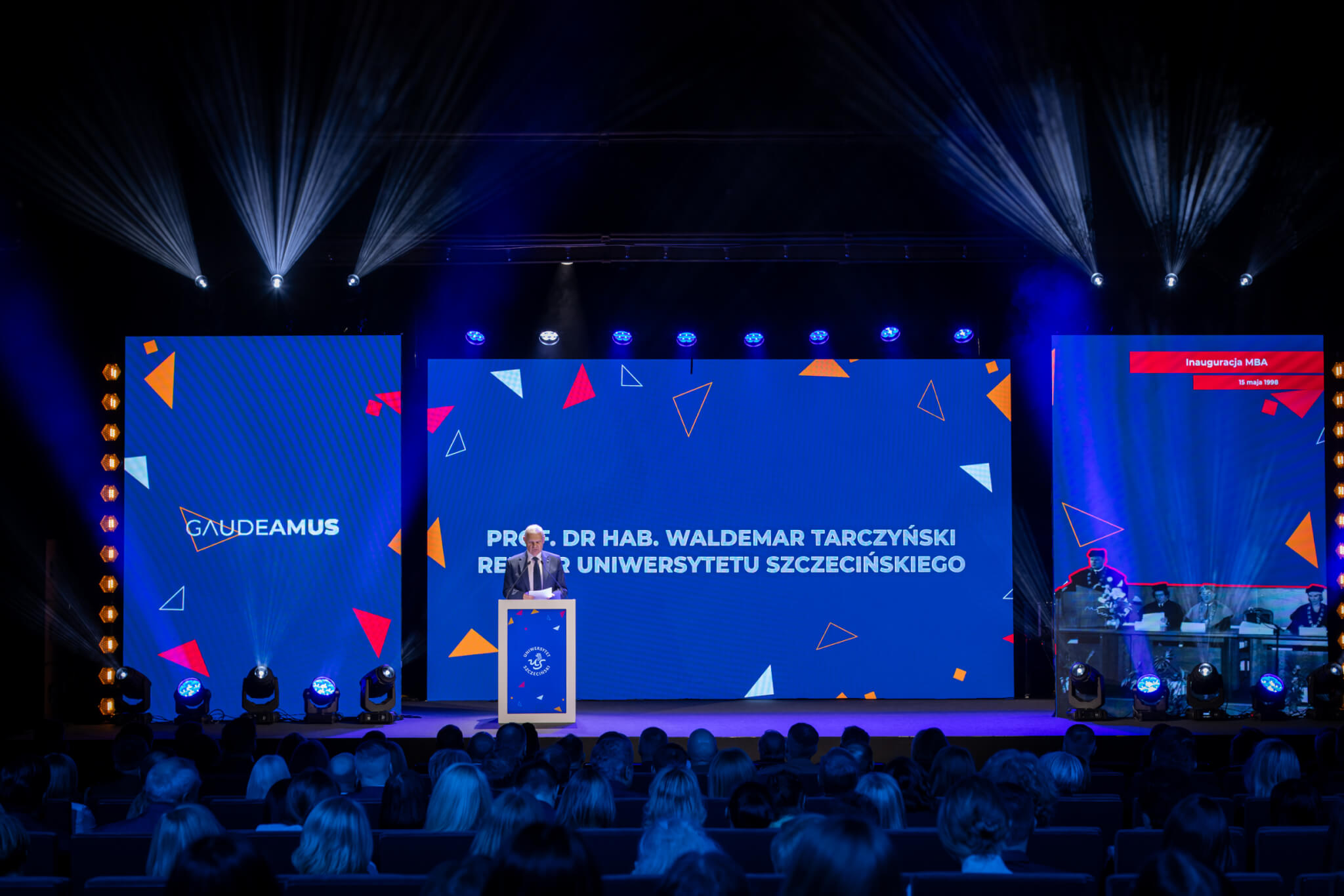 Przemówienie JM Rektora US na Gali 40-lecia.