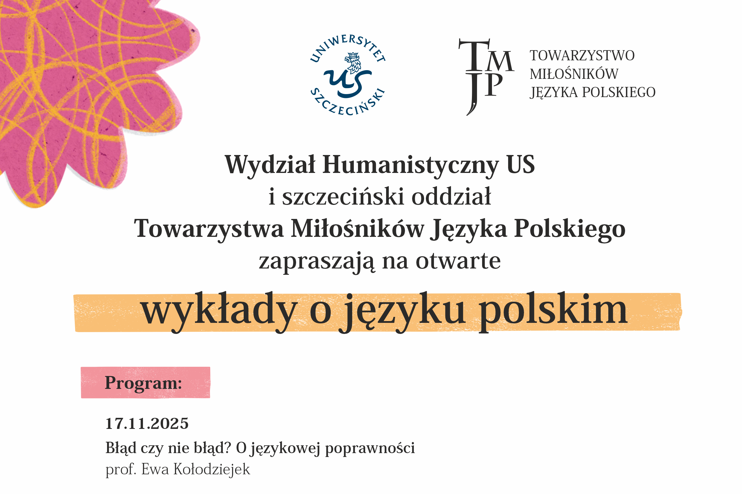 Wykłady o języku_plakat-1