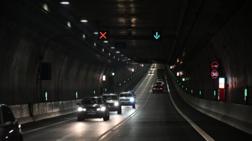 tunel pod Świną utrudnienia