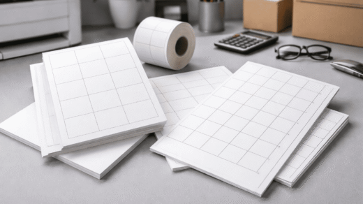 Etykiety samoprzylepne A4