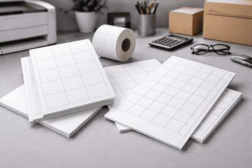 Etykiety samoprzylepne A4