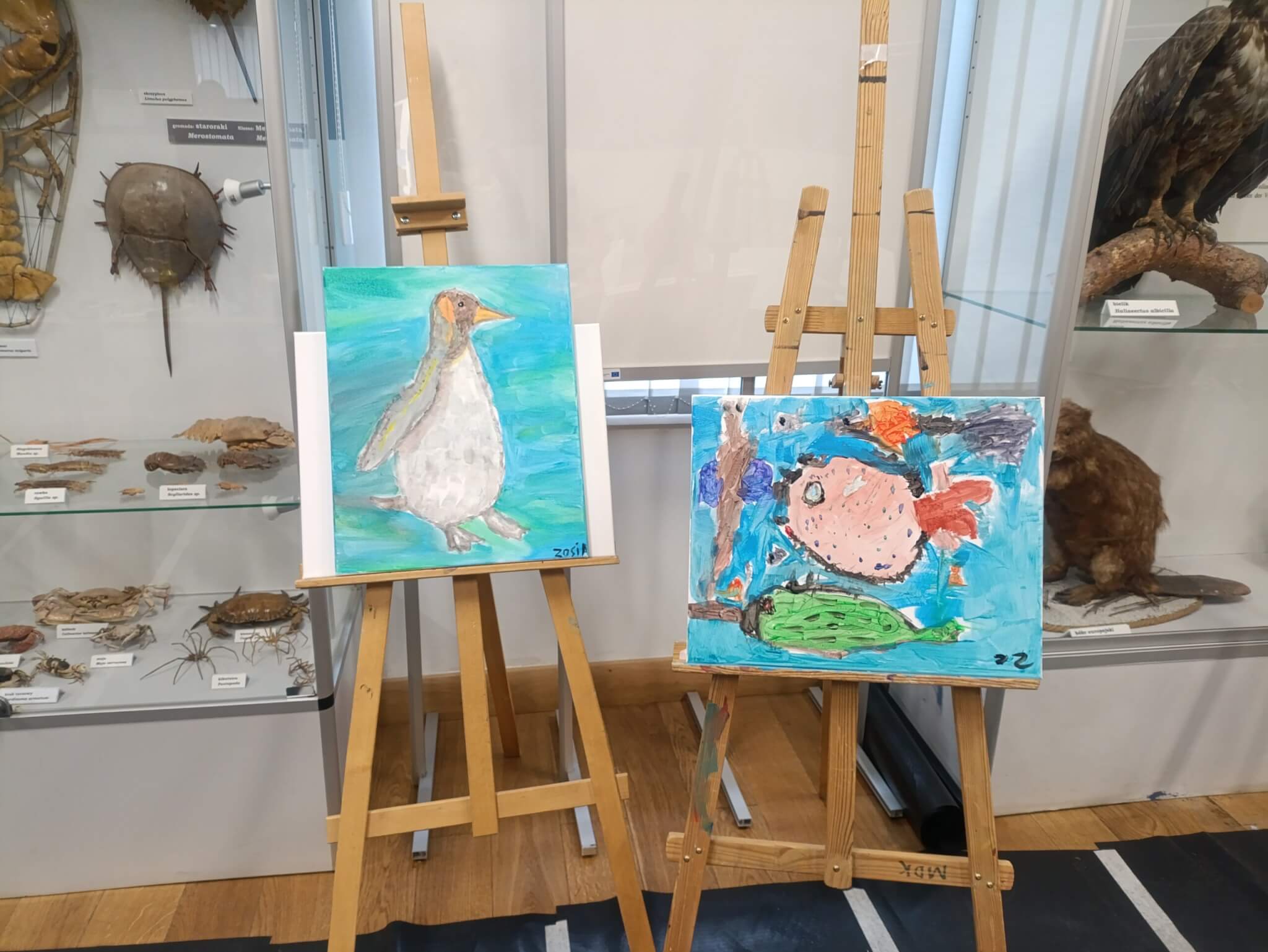 Wystawa prac młodych artystów w Muzeum Rybołówstwa Morskiego