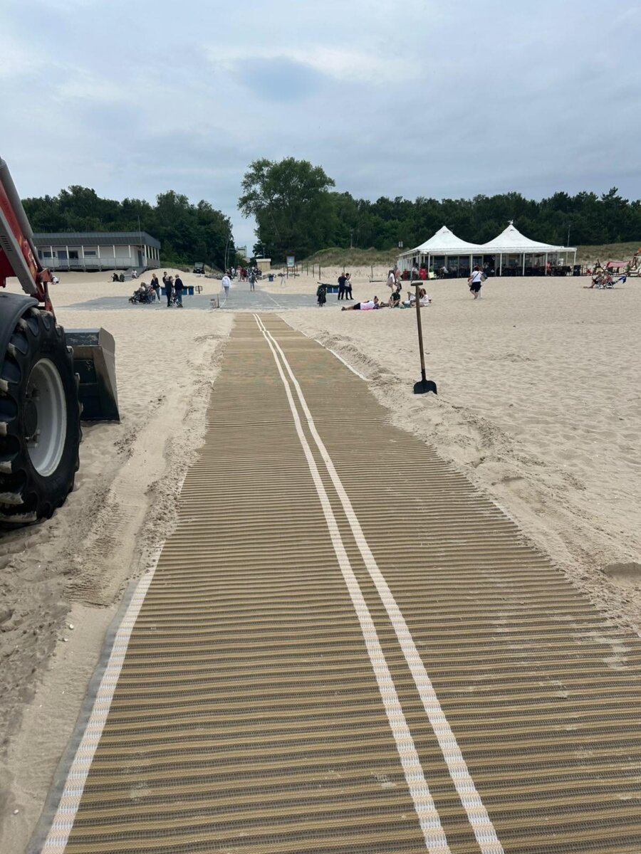 zejście na plażę nr 12 w Świnoujściu