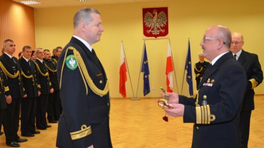 Kapelmistrz Orkiestry Morskiego Oddziału Straży Granicznej pożegnał się ze służbą w Straży Granicznej.