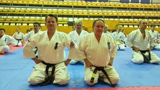 Świnoujską Akademię Karate Kyokushin odwiedził Shihan Andrzej Drewniak 9 Dan.