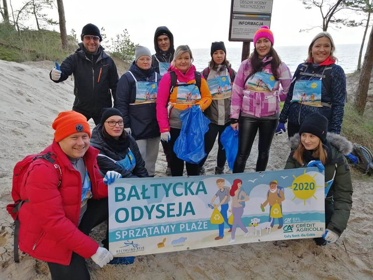 Bałtycka Odyseja ruszyła! Ponad 100 osób zebrało na plażach pół tony śmieci w dwa dni!