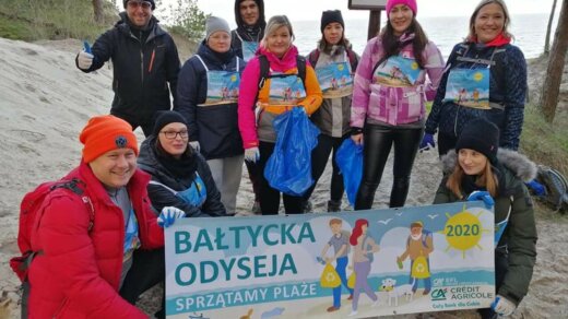 Bałtycka Odyseja ruszyła! Ponad 100 osób zebrało na plażach pół tony śmieci w dwa dni!