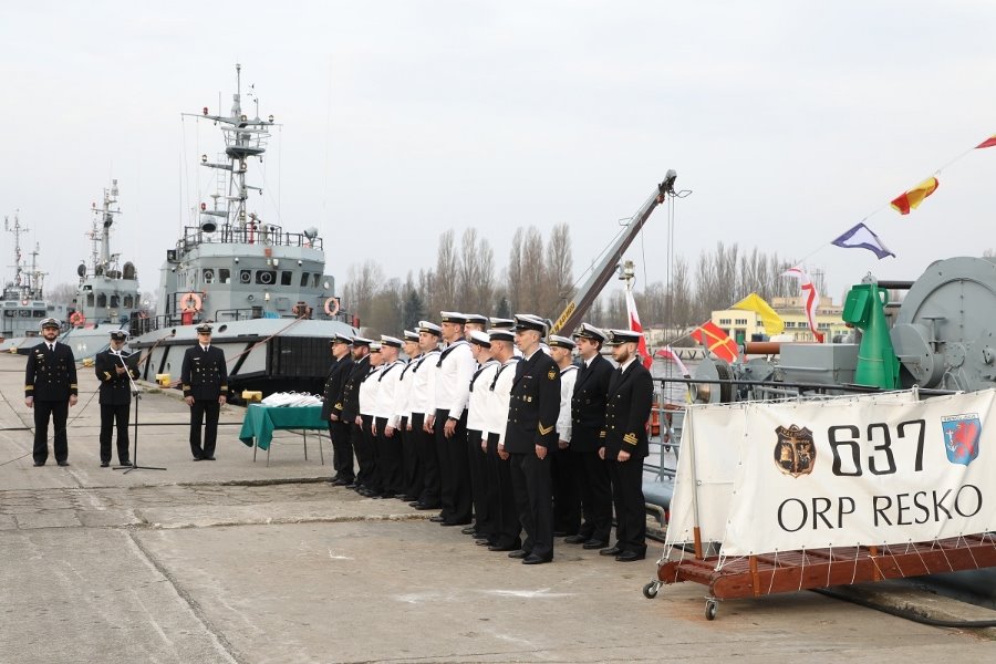 30 lat służby ORP RESKO pod polską banderą