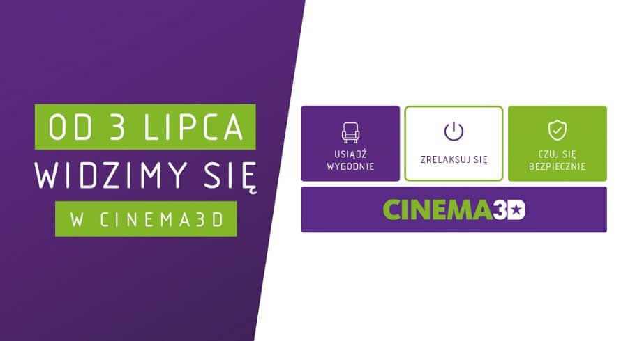 Świnoujście. Już 3 lipca seanse filmowe w kinie Cinema3D!