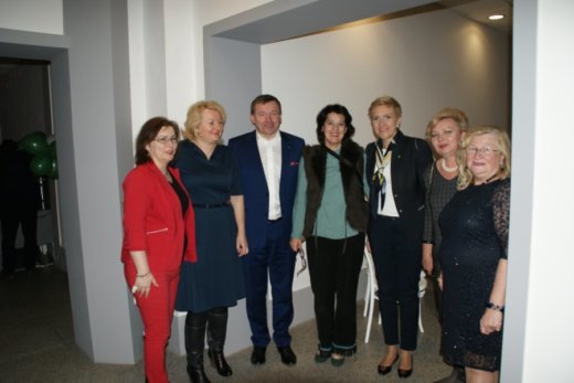 PSL Pani Poseł PSL Urszula Pasławska na spotkaniu w Świnoujściu.