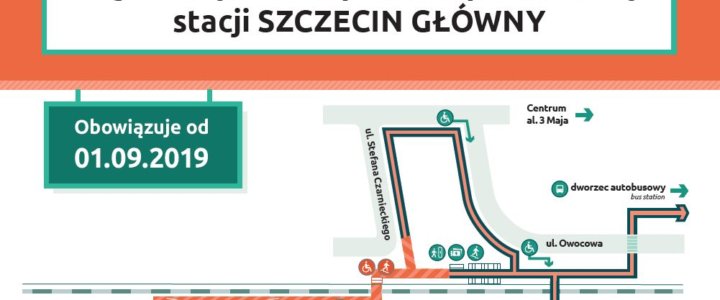 Szczecin Główny – kolejny wygodny peron i nowa kładka dla podróżnych.