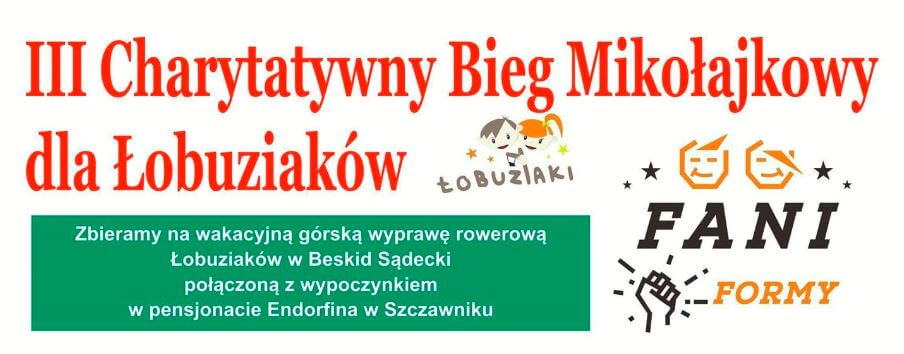 III Charytatywny Bieg Mikołajkowy dla Łobuziaków.