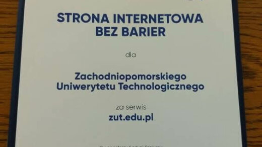 Zachodniopomorski Uniwersytet Technologiczny w Szczecinie wyróżniony w Sejmie.