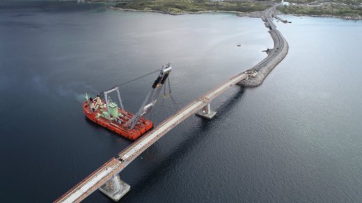 300-metrowy most połączył norweskie wyspy