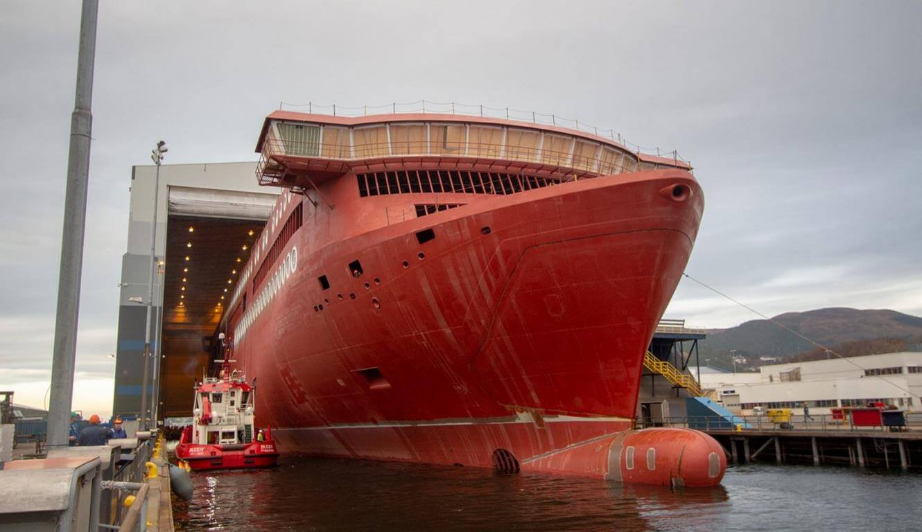 Największy na świecie prom hybrydowy ze stoczni CRIST już w Norwegii