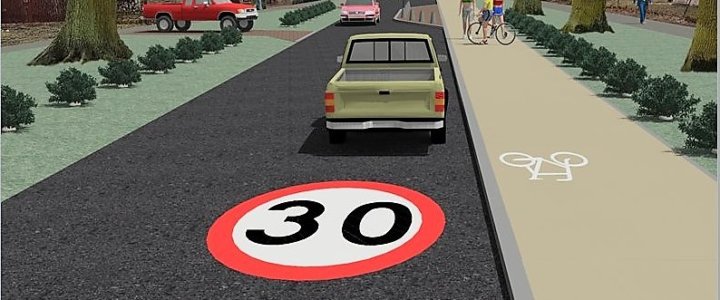 Tak może wyglądać ulica 1 Maja w Karsiborze.