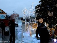 lodowe rzeźby 2017 Plac Wolności