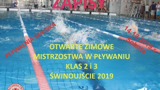 Świnoujście. Otwarte Zimowe Mistrzostwa w Pływaniu klas 2 i 3 Świnoujście 2019.